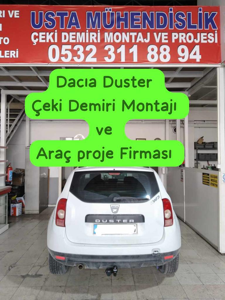 DACİA DUSTER çeki demiri ankara çeki demiri takma montajı fiayatı maliyeti araç projesi ankara 