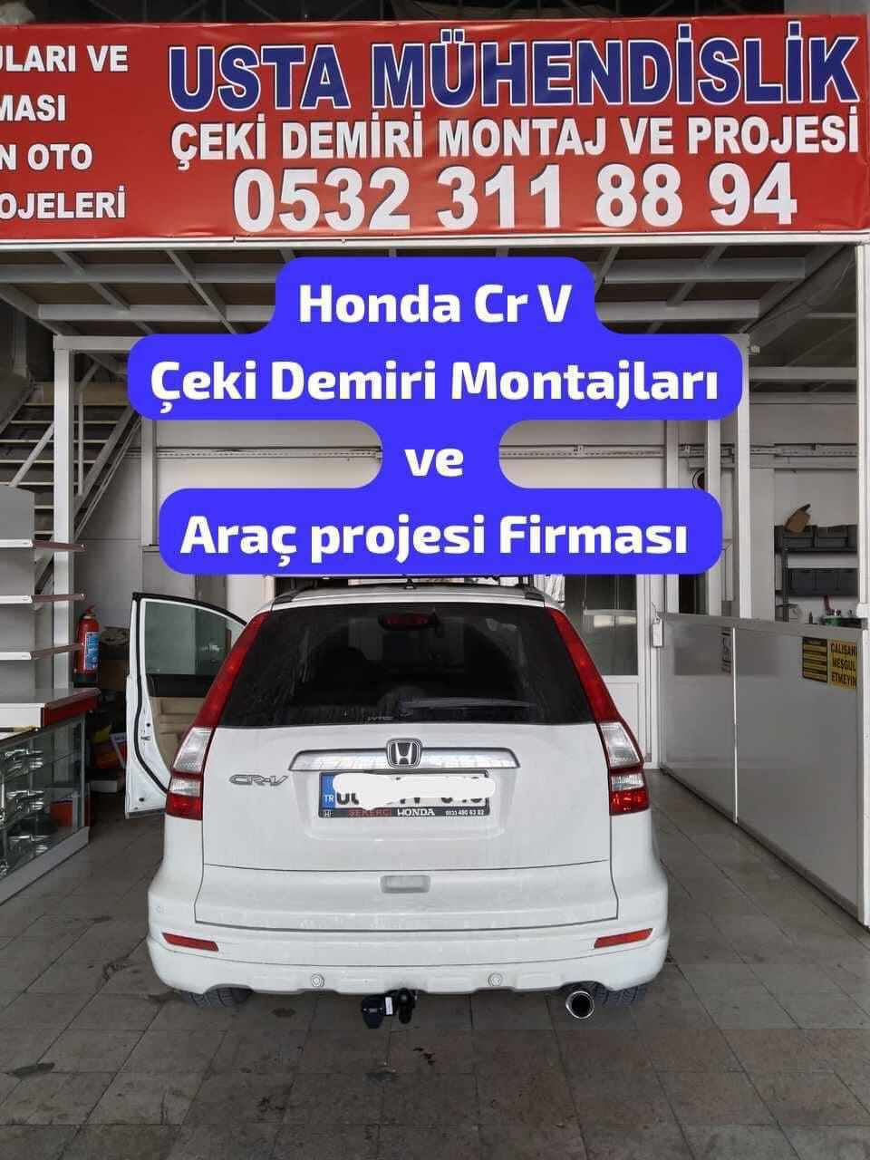 HONDA CRV çeki demiri ankara çeki demiri takma montajı fiayatı maliyeti araç projesi ankara 