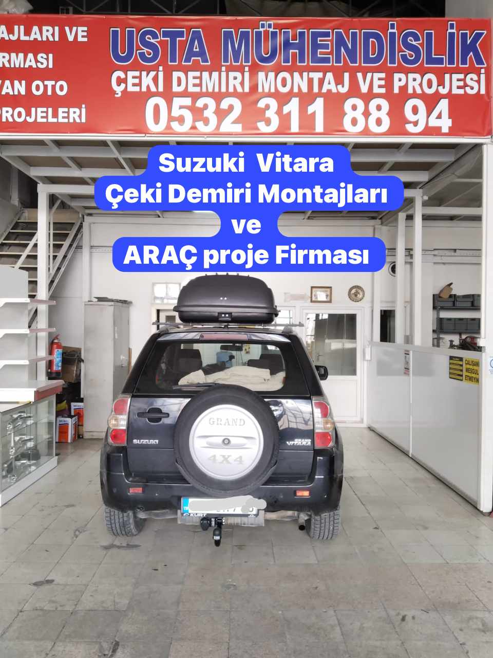 SUZUKİ VIATARA çeki demiri ankara çeki demiri takma montajı fiayatı maliyeti araç projesi ankara 