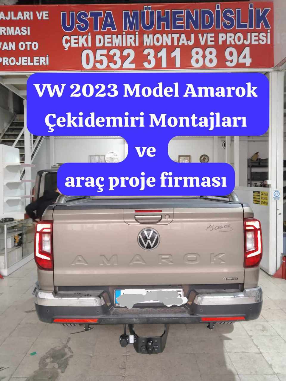 AMAROK VOLSWAGEN çeki demiri ankara çeki demiri takma montajı fiayatı maliyeti araç projesi ankara 