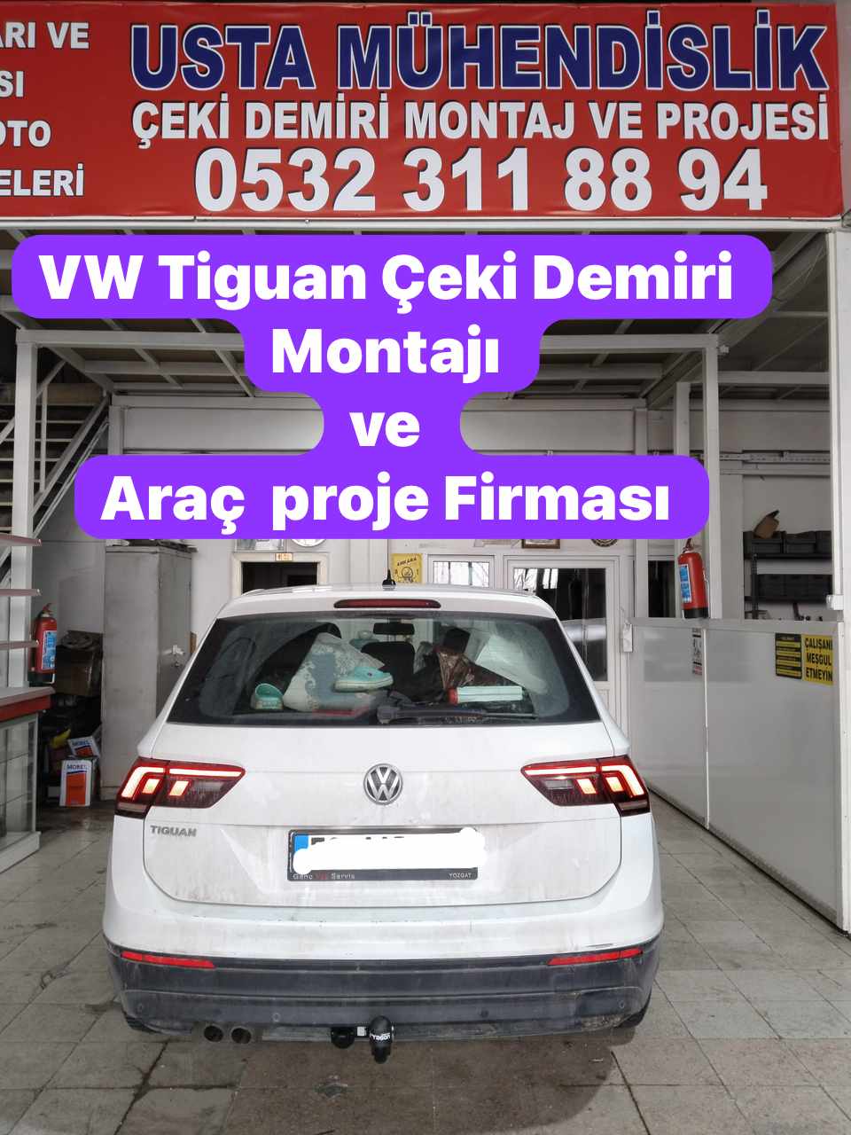  VOLSWAGEN TIGUAN çeki demiri ankara çeki demiri takma montajı fiayatı maliyeti araç projesi ankara 