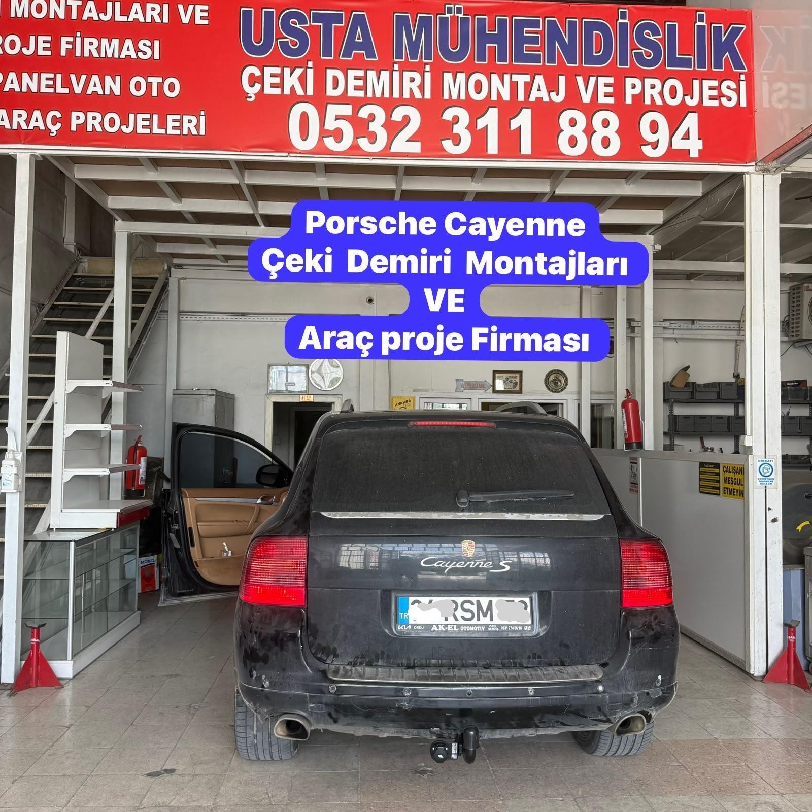 Porsche Cayenne Çeki Demiri Montajı VE araç proje firmasıusta mühendislik
05323118894